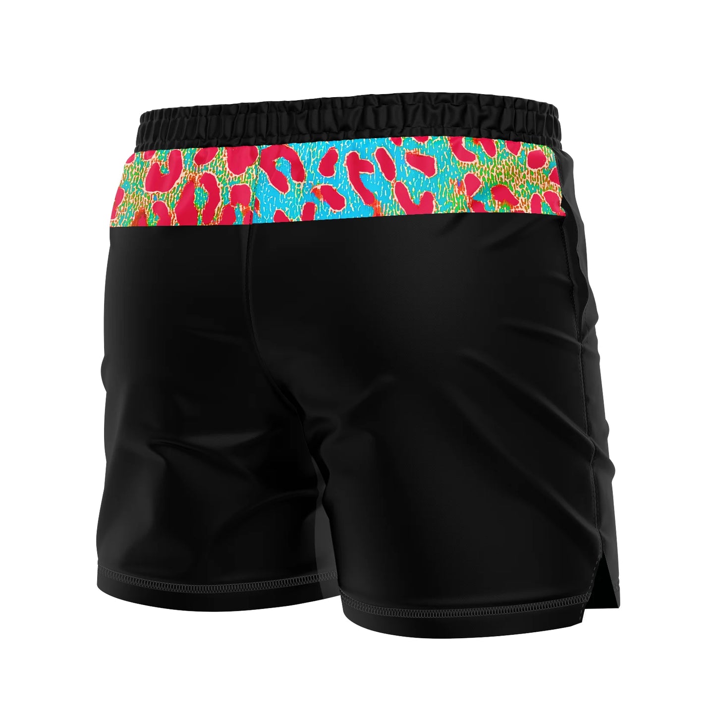MEN'S FC SHORTS STANDARD ISSUE, BLACK/LEOPARD ULTRA