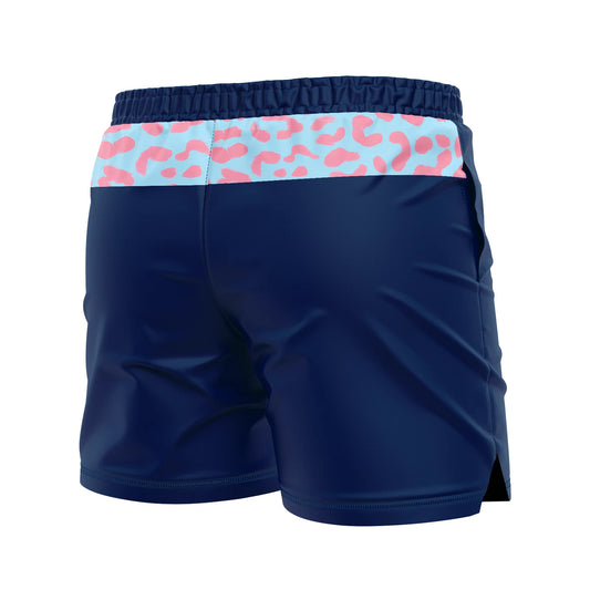 MEN'S FC SHORTS STANDARD ISSUE, NAVY LEOPARD