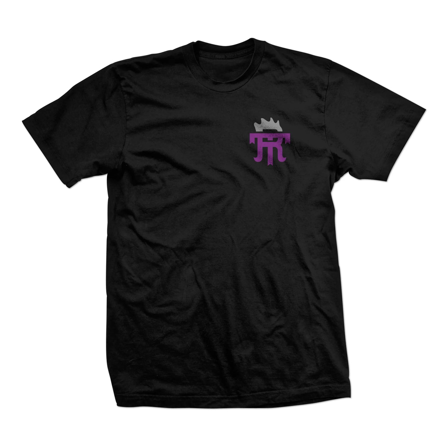 HEAD HONCHO TEE, BLACK/PURPLE/GREY