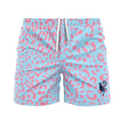 MEN'S FC SHORTS STANDARD ISSUE, LEOPARD COTTON CANDY