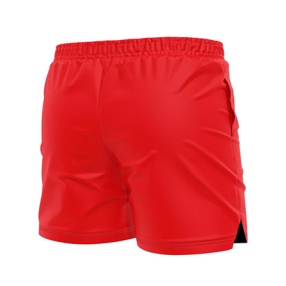 FC SHORTS TWISTED WAHOO, RED