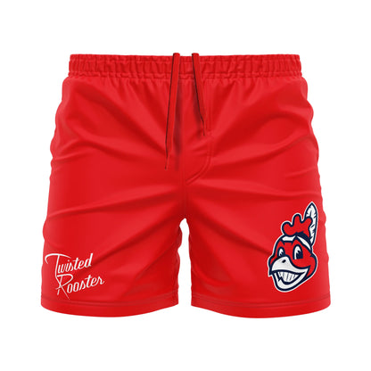 FC SHORTS TWISTED WAHOO, RED