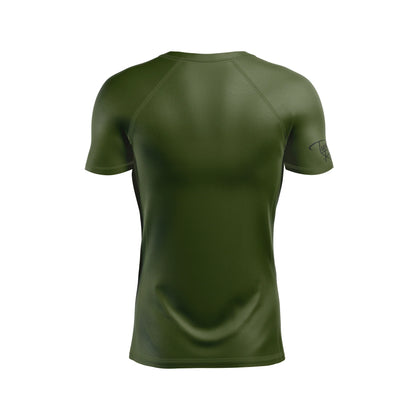 BLACK ON O.D. GREEN