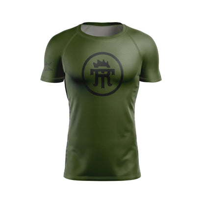 BLACK ON O.D. GREEN