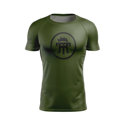 BLACK ON O.D. GREEN