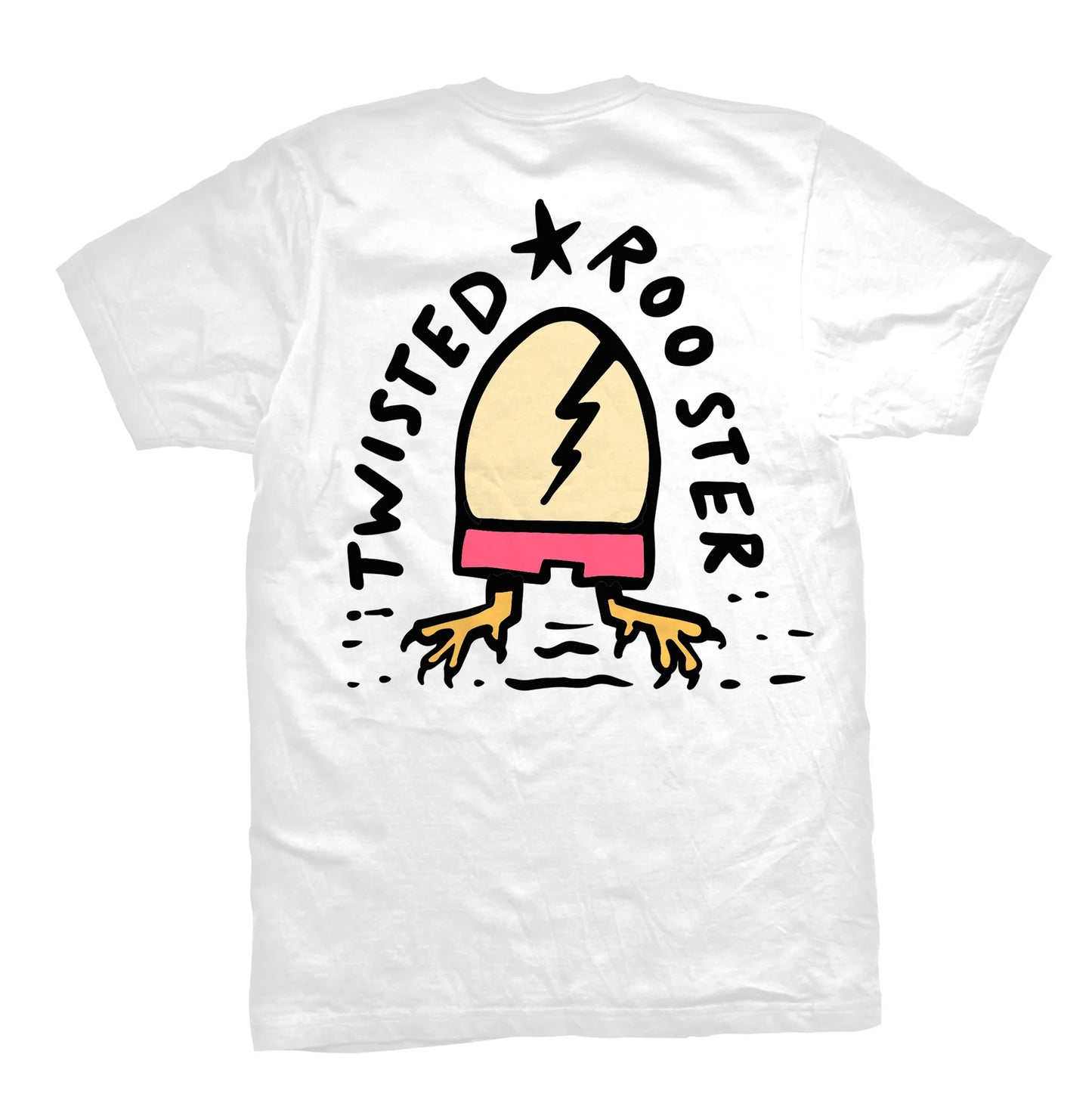 CRACKED TEE, BAMBOO